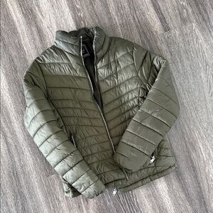 Olive Green Quilted Women’s Jacket